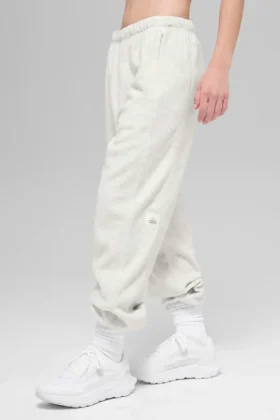 Polar High-Waist Retreat Jogger - Beyaz Melanj Gri