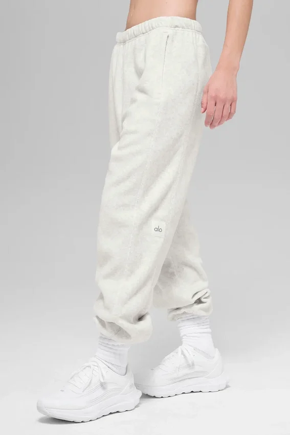 Polar High-Waist Retreat Jogger - Beyaz Melanj Gri