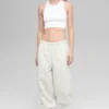 Polar High-Waist Retreat Jogger - Beyaz Melanj Gri