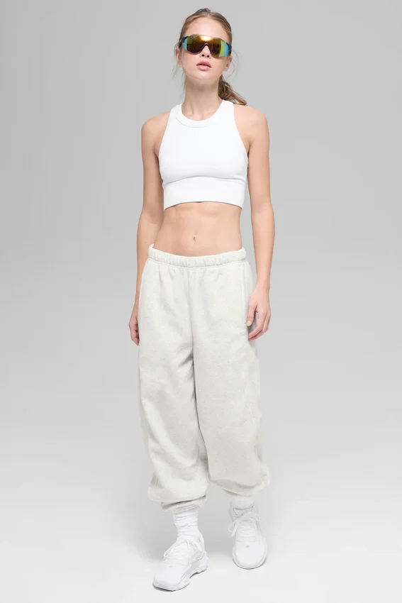 Polar High-Waist Retreat Jogger - Beyaz Melanj Gri