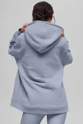 Renown Ağır French Terry Kapüşonlu Sweatshirt – Winter Frost