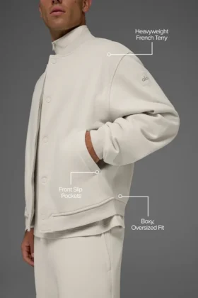 Renown Varsity Ceket – Kemik Rengi