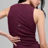 Örgü Desenli En Pointe Atlet - Bordo