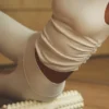 Örgü Desenli En Pointe Atlet - Fildişi