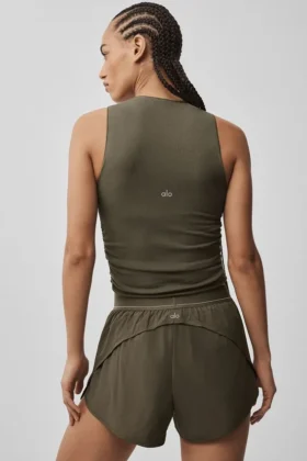 Ribbed En Pointe Tank – Zeytin Ağacı