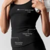 Ribbed Prosper Tank - Siyah