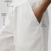 Ripstop Electric Düz Paça Pantolon - Beyaz