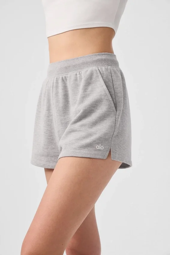 Sade Sweat Şort - Atletik Heather Gri