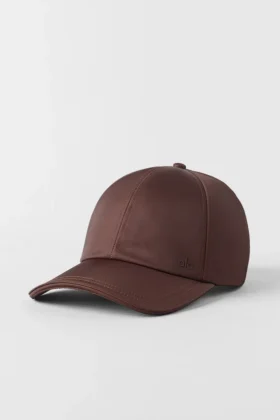 Saten Off-Duty Şapka - Brownstone