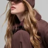 Saten Off-Duty Şapka - Brownstone