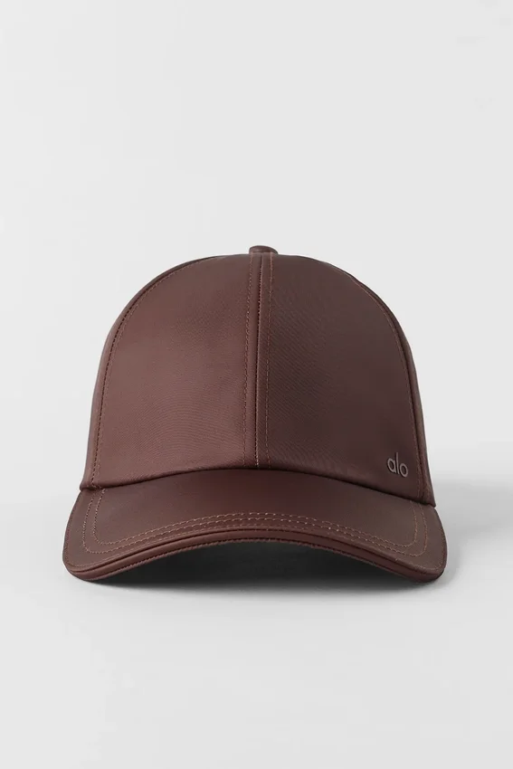 Saten Off-Duty Şapka - Brownstone