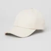 Saten Off-Duty Şapka - Krem