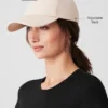 Saten Off-Duty Şapka - Krem