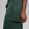 Scholar Örme High-Waist Kargo Pantolon - Yonca Yeşili