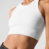 Seamless Delight Yüksek Boyunlu Sütyen - Beyaz