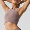 Seamless Delight Yüksek Boyunlu Sütyen - Mantar Rengi