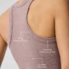 Seamless Delight Yüksek Boyunlu Sütyen - Mantar Rengi