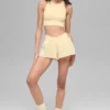 Seamless Delight Yüksek Boyunlu Sütyen - Mum Işığı Sarısı