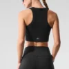 Seamless Delight Yüksek Boyunlu Sütyen - Siyah