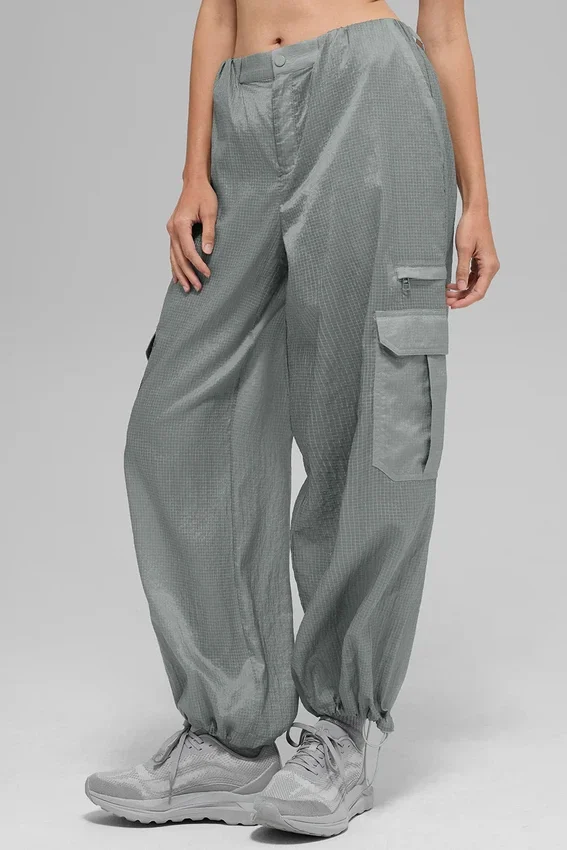 Sheer Game Time Geniş Paça Tayt - Lunar Grey