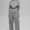 Sheer Game Time Geniş Paça Tayt - Lunar Grey