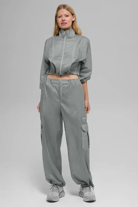 Sheer Game Time Geniş Paça Tayt - Lunar Grey