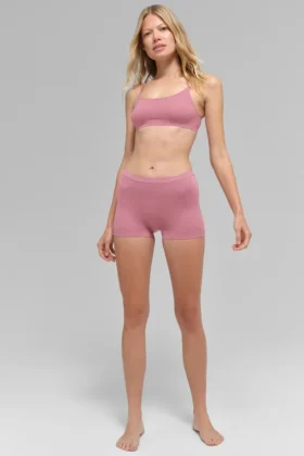 Sheer Glow Boyshort - Pembe Yabani Gül