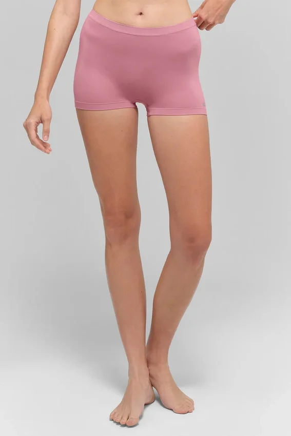 Sheer Glow Boyshort - Pembe Yabani Gül
