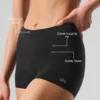 Sheer Glow Boyshort - Siyah