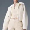 Sherpa Cozy Escape Puffer - Fildişi/Fildişi