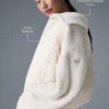 Sherpa Cozy Escape Puffer - Fildişi/Fildişi