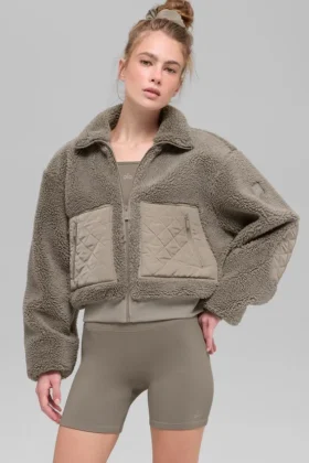 Sherpa Edge Bomber - Açık Kakao