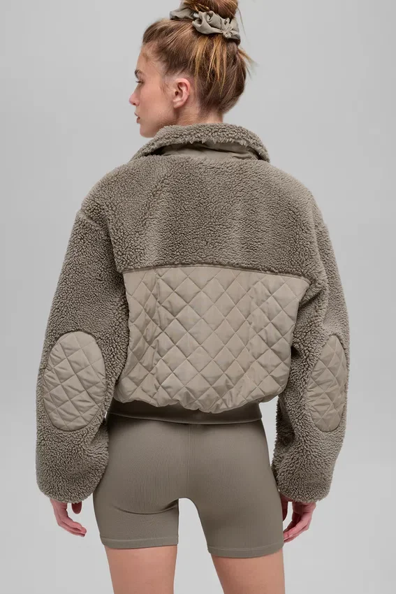 Sherpa Edge Bomber - Açık Kakao