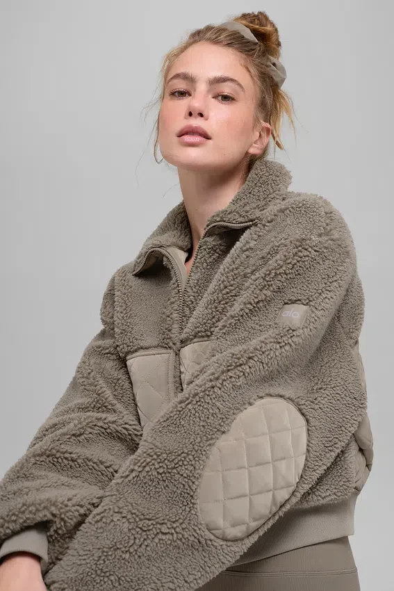 Sherpa Edge Bomber - Açık Kakao