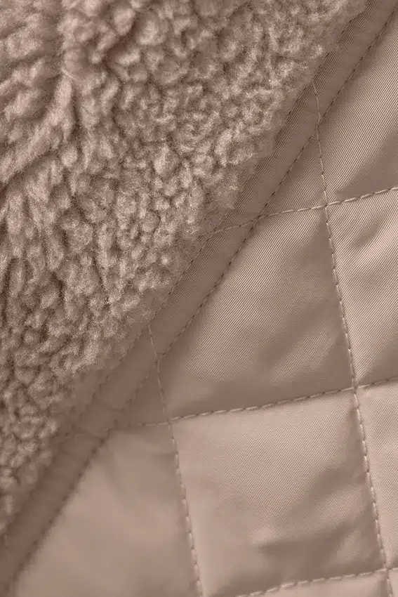 Sherpa Edge Bomber - Chai Latte