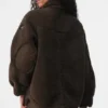 Sherpa Edge Shacket - Espresso