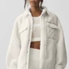 Sherpa Edge Shacket - Fildişi