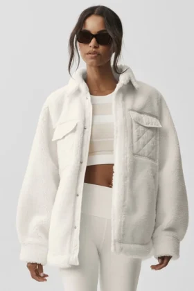 Sherpa Edge Shacket - Fildişi