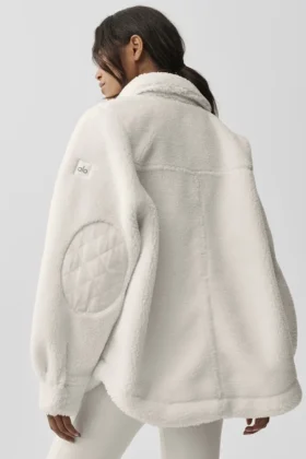 Sherpa Edge Shacket – Fildişi