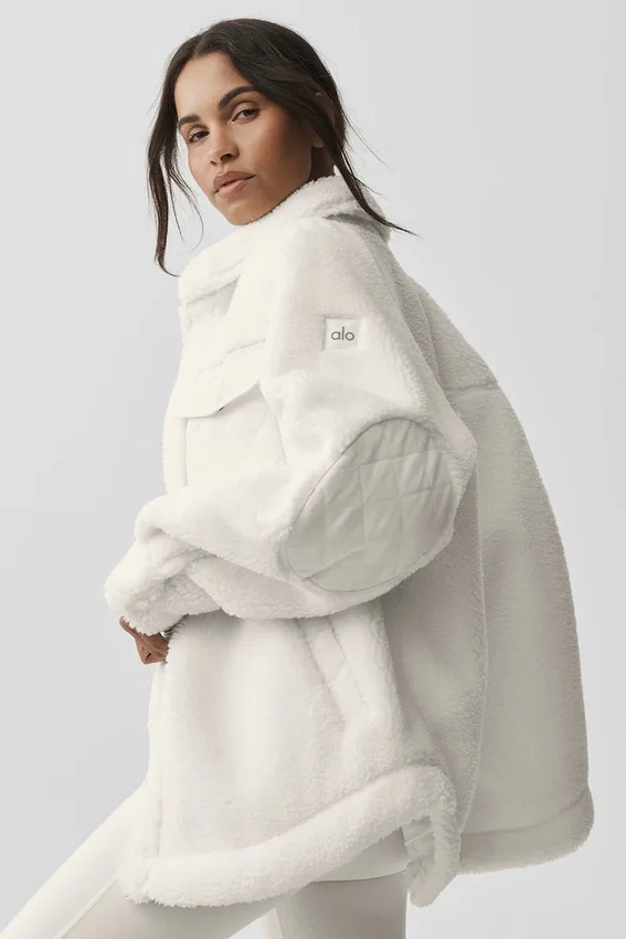 Sherpa Edge Shacket - Fildişi