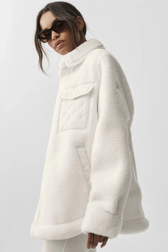 Sherpa Edge Shacket - Fildişi