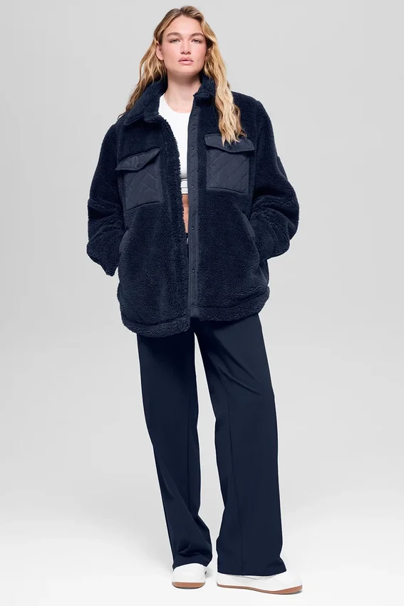 Sherpa Edge Shacket - Lacivert