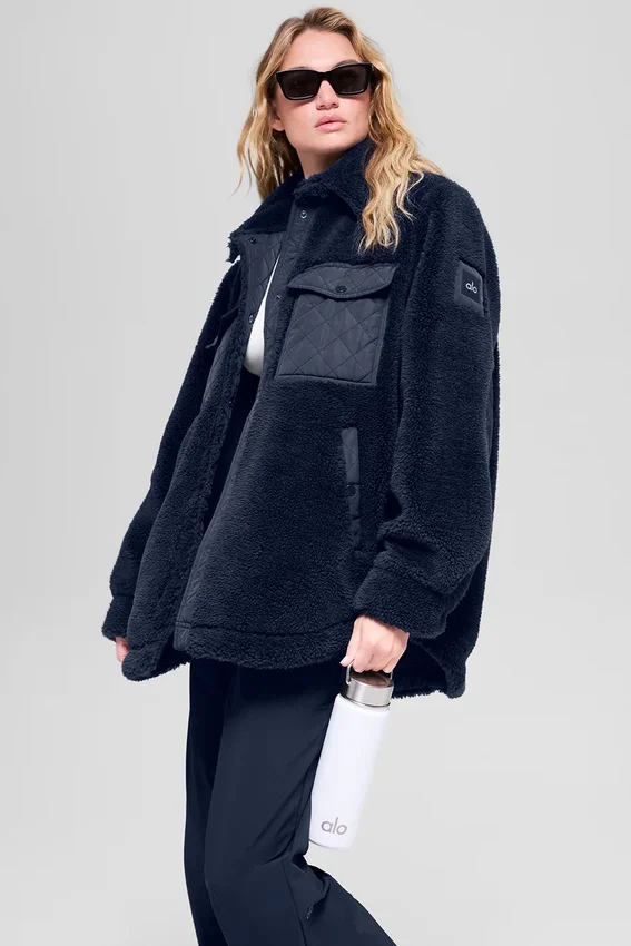 Sherpa Edge Shacket - Lacivert