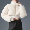 Sherpa Main Act Korsajlı Puffer - Fildişi