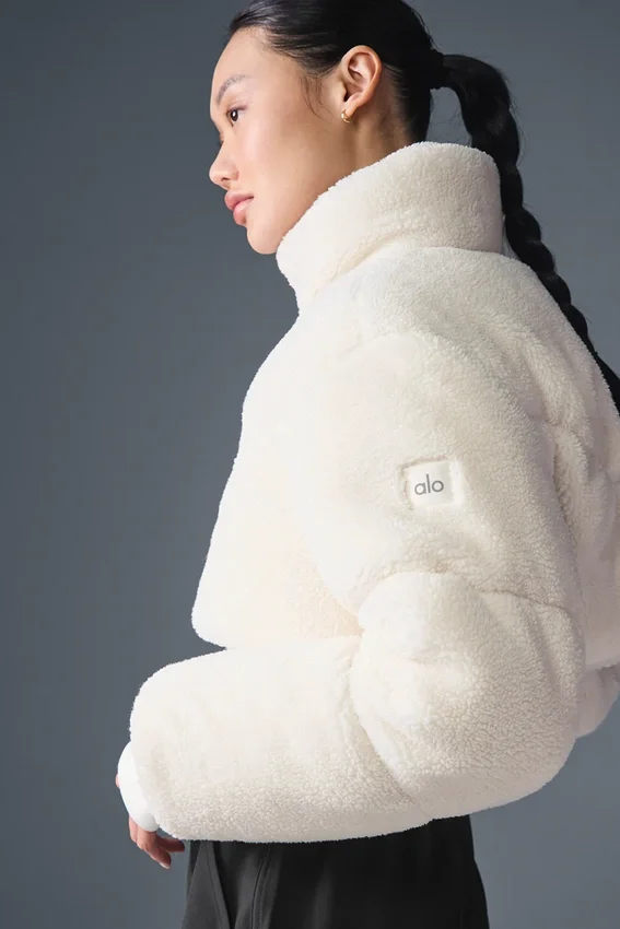 Sherpa Main Act Korsajlı Puffer - Fildişi