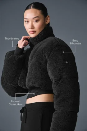 Sherpa Main Act Korseli Puffer – Siyah