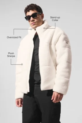 Sherpa Stage Puffer – Fildişi