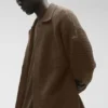Shift Knit Düğmeli Uzun Kollu - Espresso
