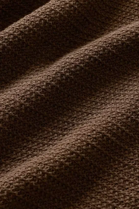 Shift Knit Düğmeli Uzun Kollu - Espresso