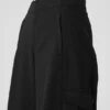 Show Off Kargo Geniş Paça Pantolon (Uzun) - Siyah